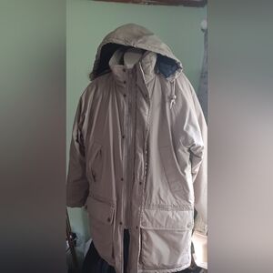 Field & Stream - HOODED Barn Winter Parka Jacket Plaid Blanket Lined Men’s XL